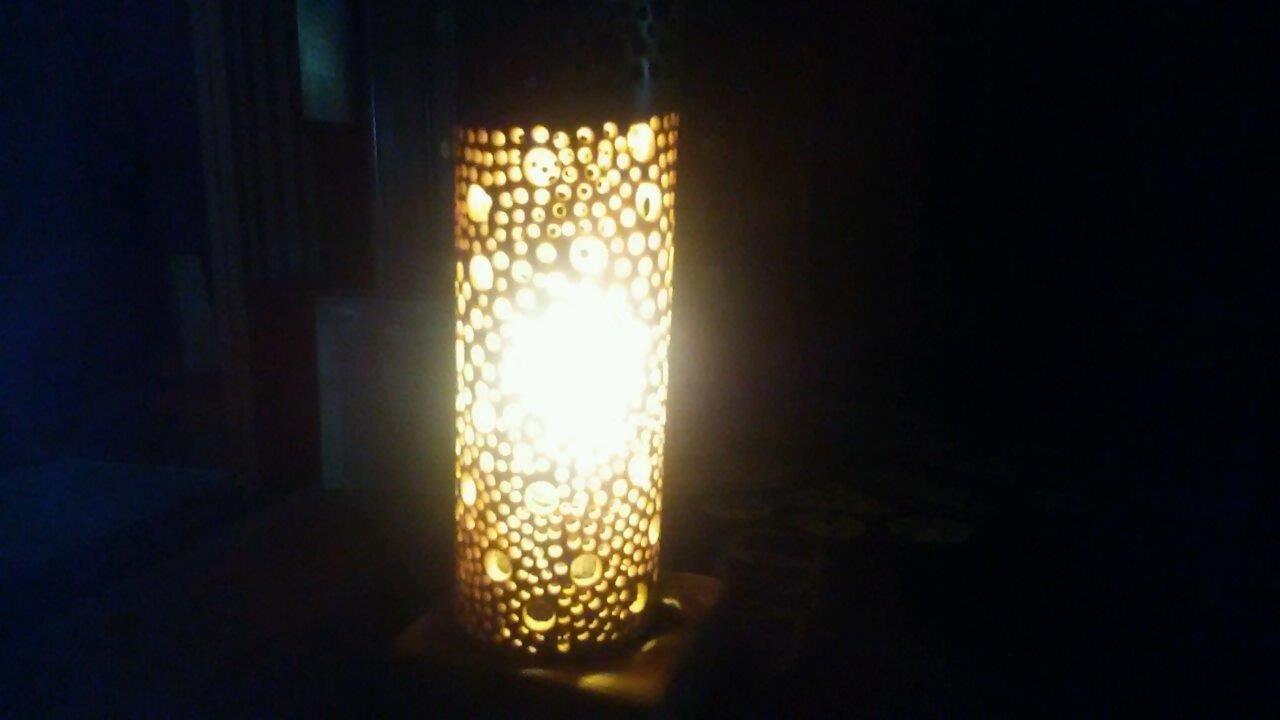 竹ライト点灯時