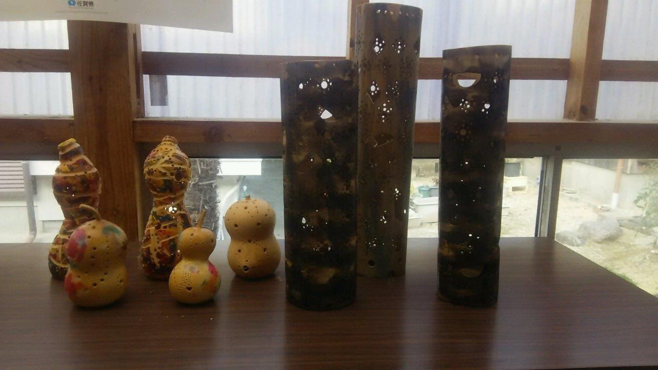 竹ライト・ひょうたんライト